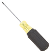 Vulcan Screwdriver, #0 Drive, Phillips Drive, 6-3/4 in OAL, 3 in L Shank, Plastic/Rubber Handle
